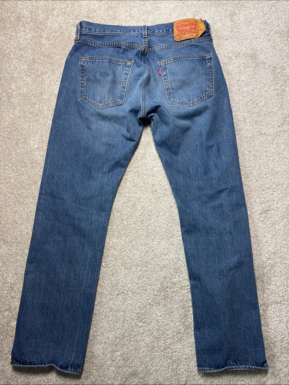 Levi's 501 Jeans Men's Men's Size 32X30*29* Hemmed Dirty Stained Destroyed Denim